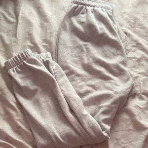 Grey sweatpants